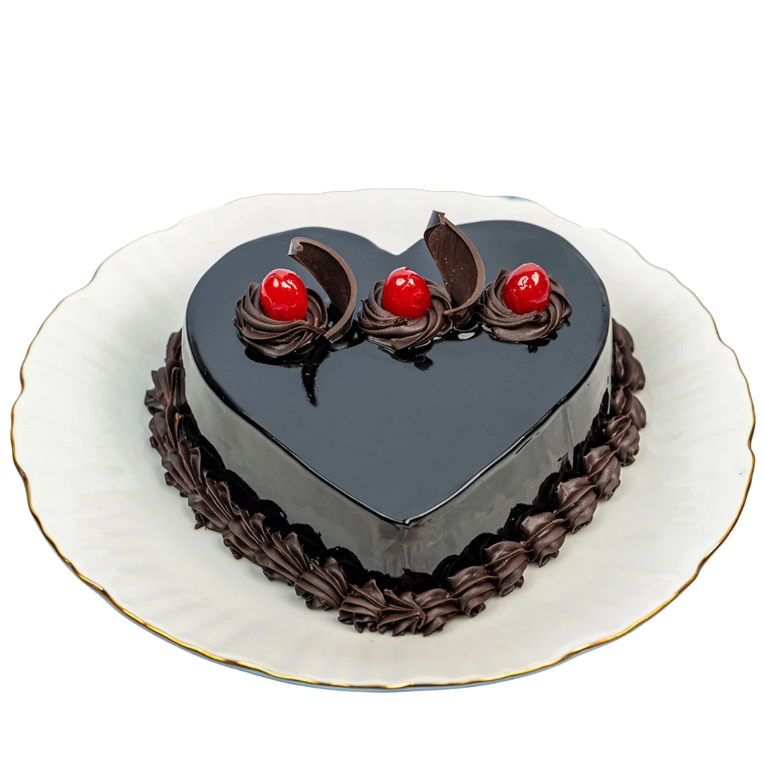 Little Heart Chocolate Truffle Cake