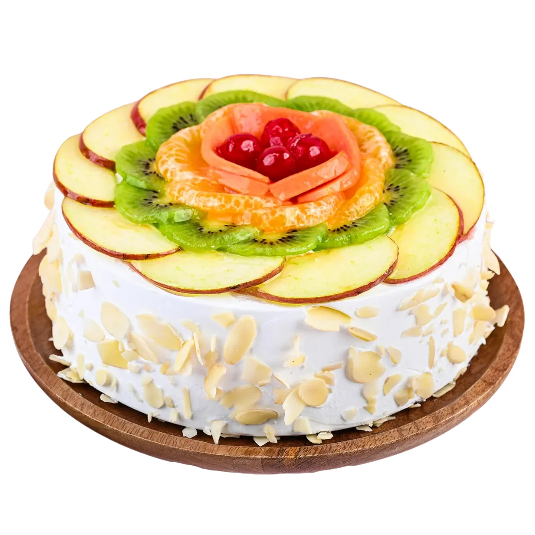 Fruit Overload Eggless Cake