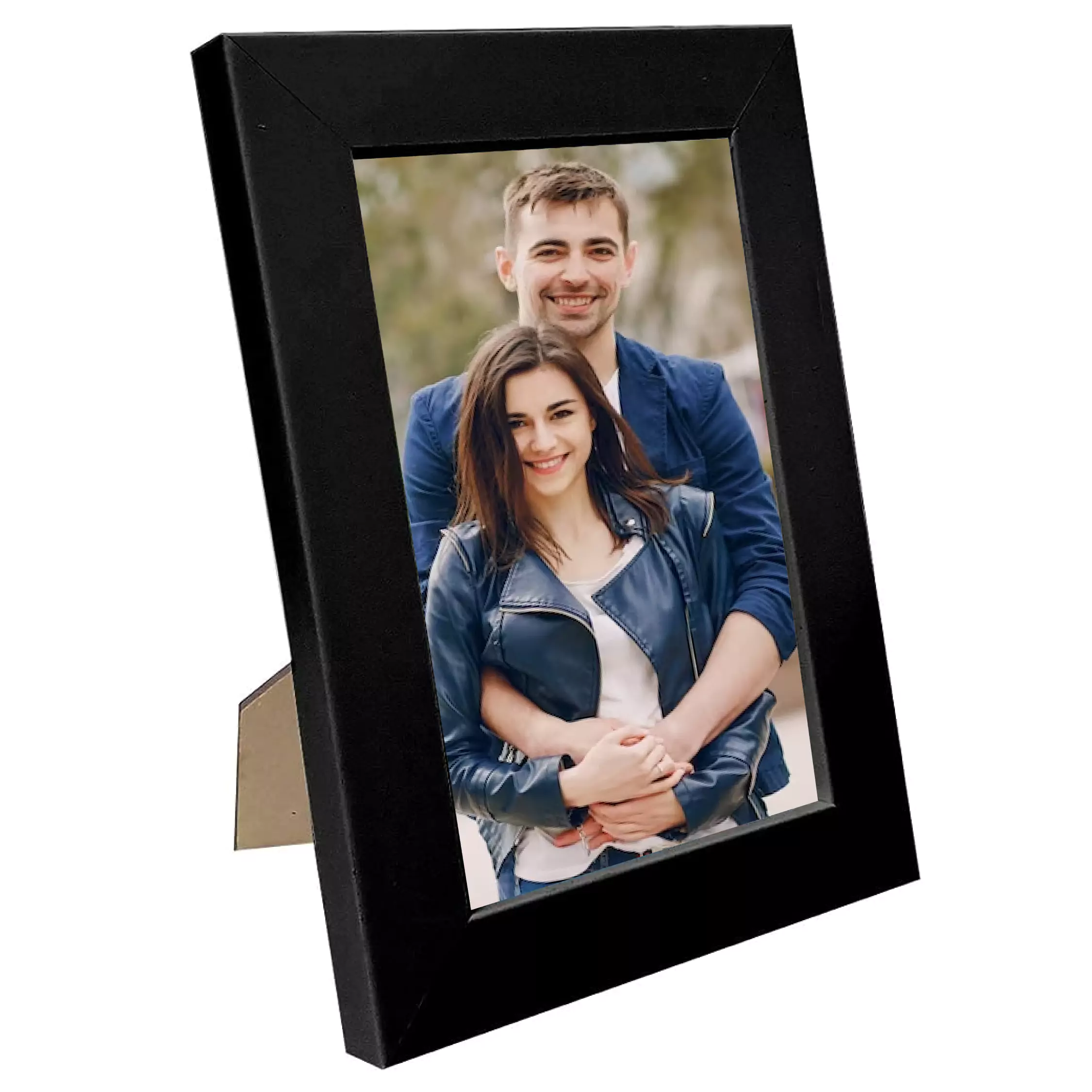 Black Photo Frame with Stand
