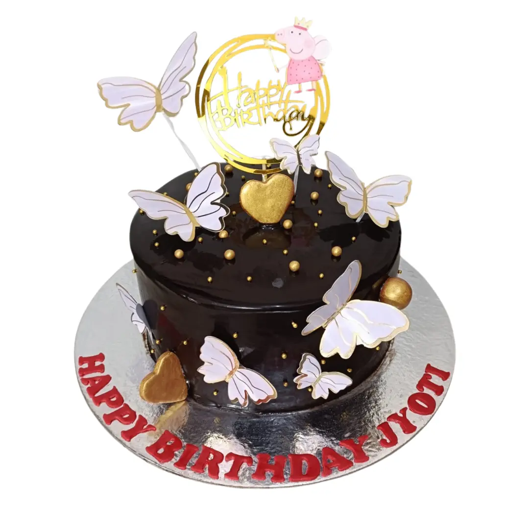 Chocolate Truffle Butterfly Cake