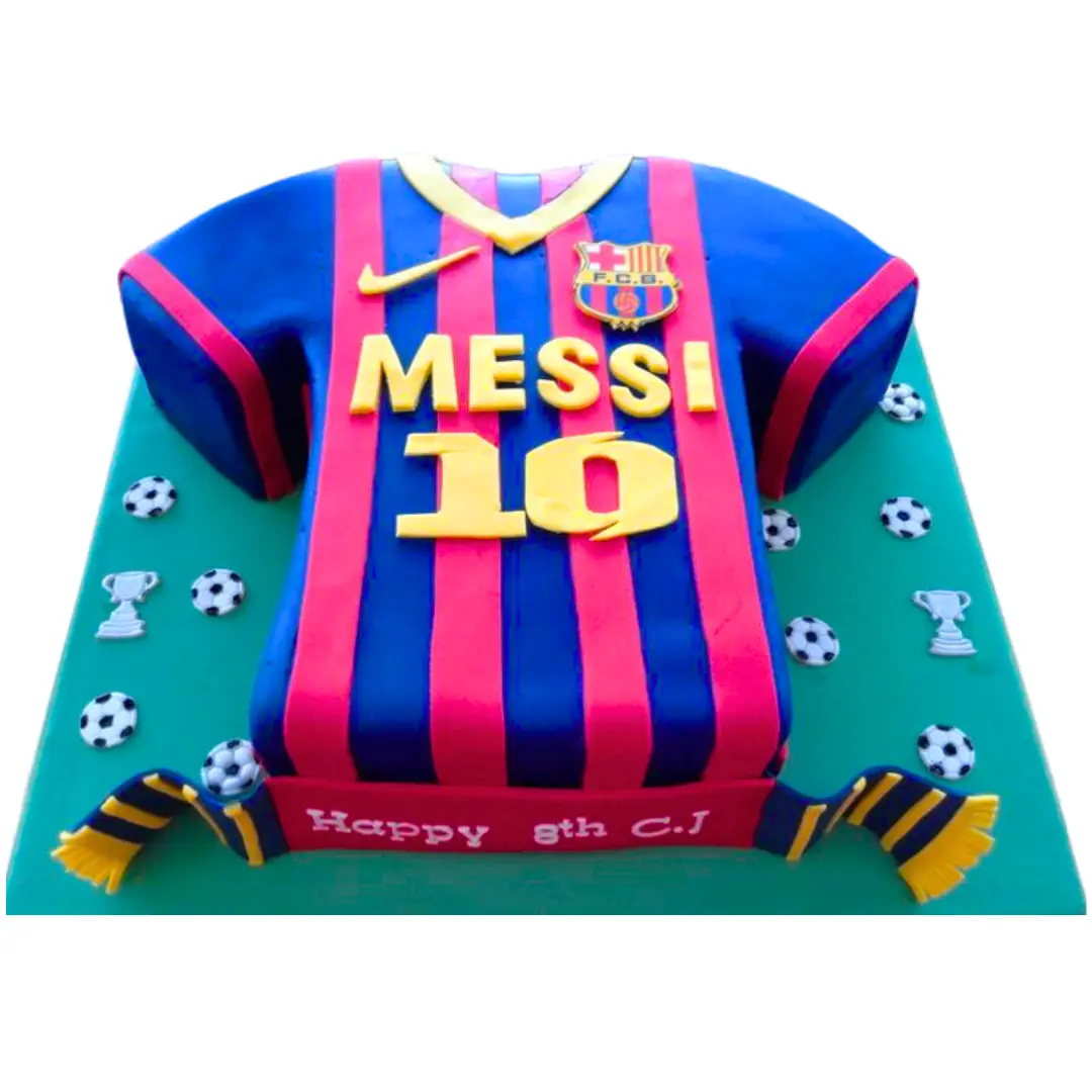 Messi Jersey Cake