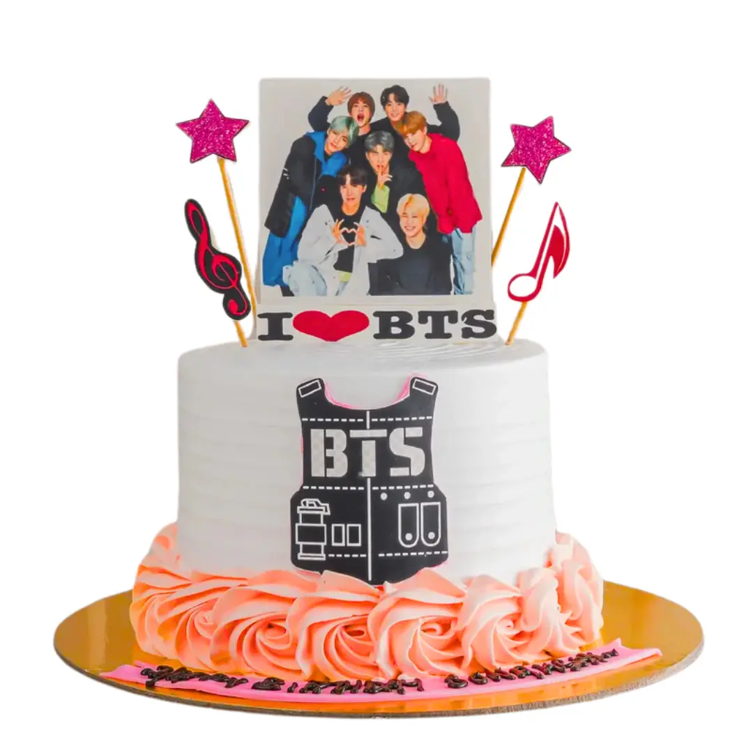 BTS Music Band Cake