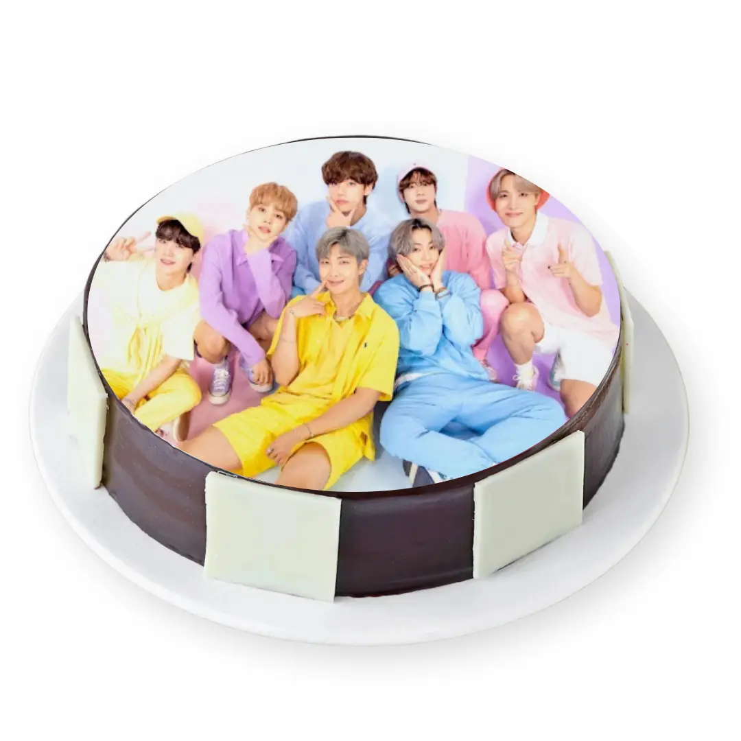 BTS Photo Cake