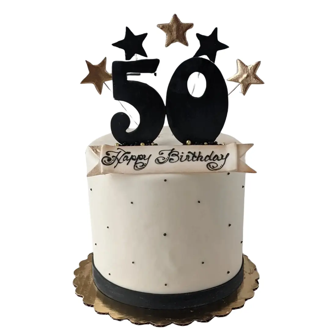 50 Years Celebration Cake