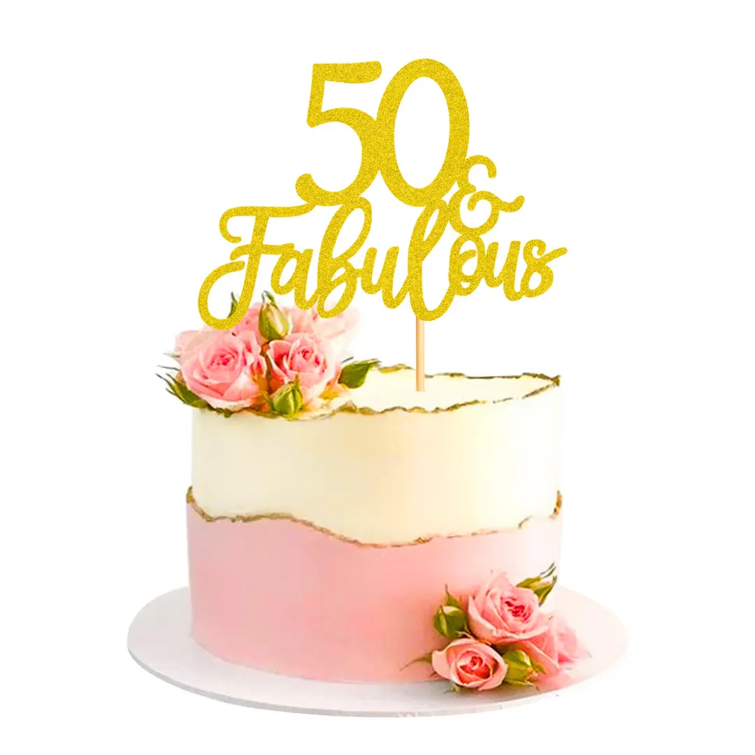50th Birthday Rose Cake