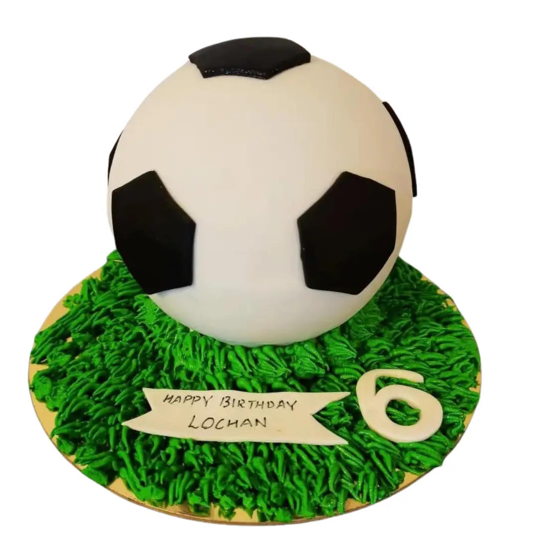 Football Pinata Theme Cake