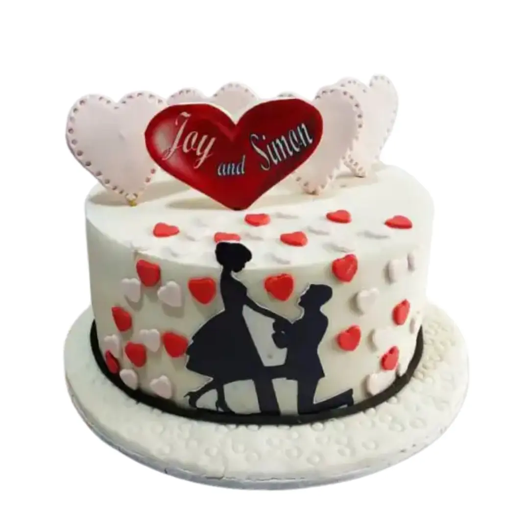 Romantic Boyfriend Cake
