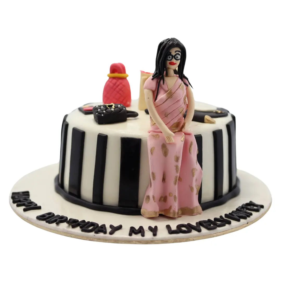 Wife Fashion Theme Cake
