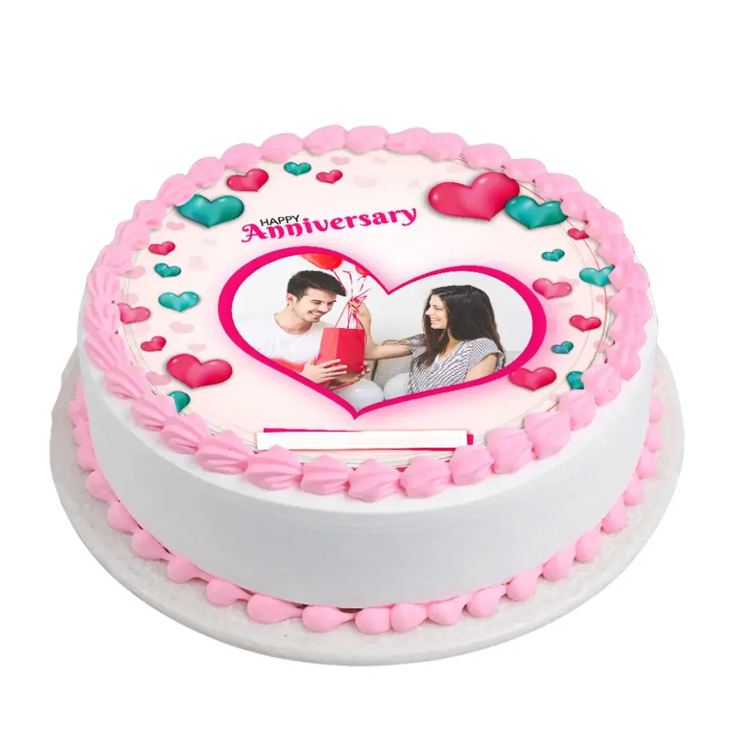 Round Shape Photo Cake