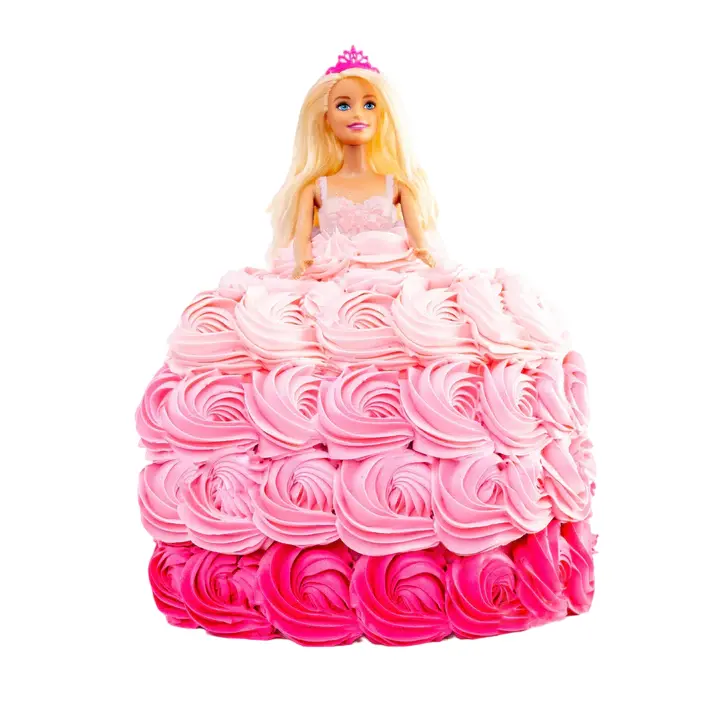 Special Barbie Doll Vanilla Cake