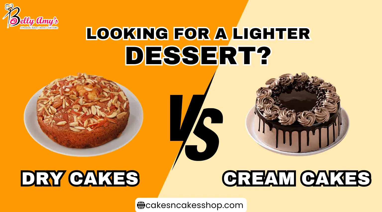 Looking for a Lighter Dessert? Dry Cakes vs Cream Cakes