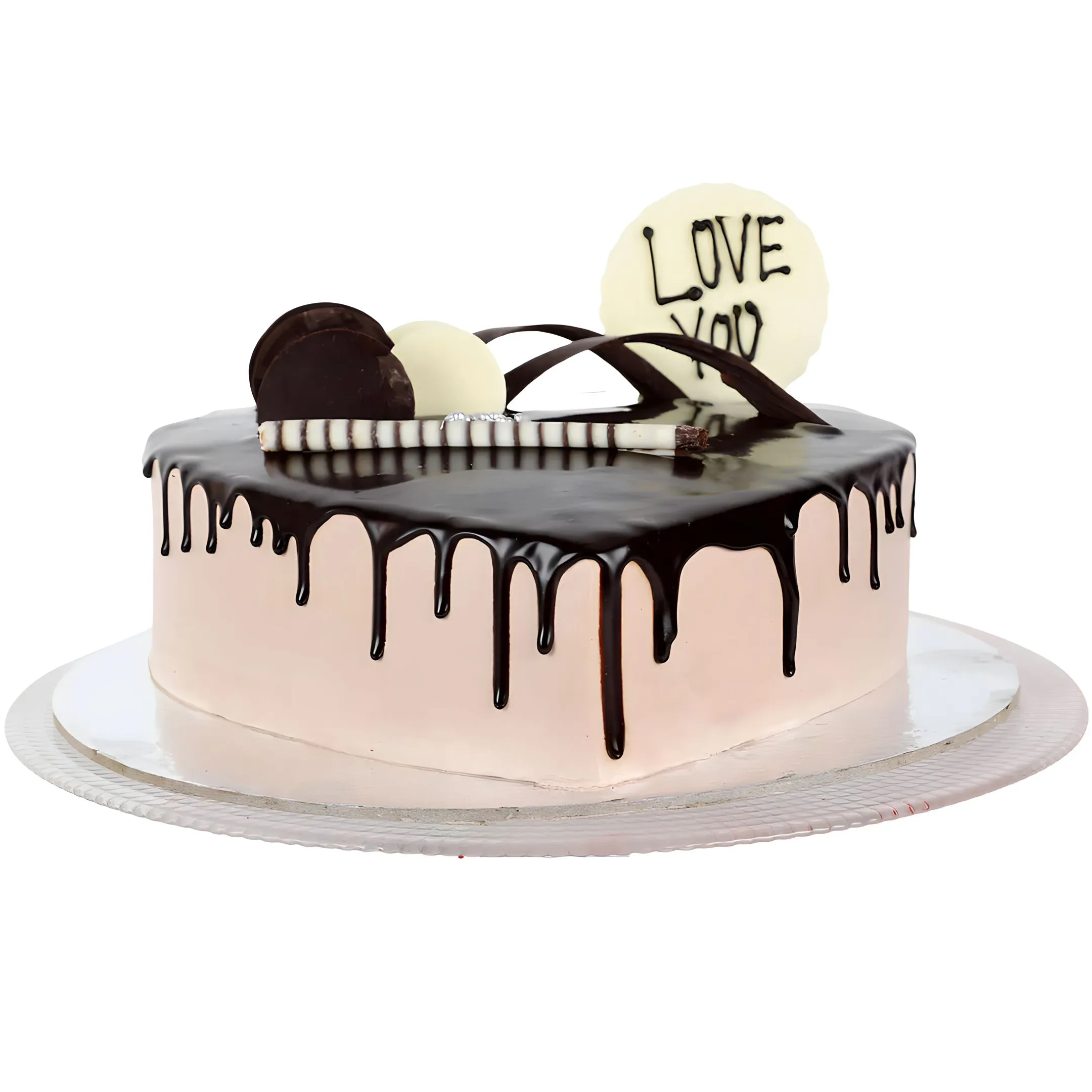 Delicious Heart Shaped Chocolate Eggless Cake