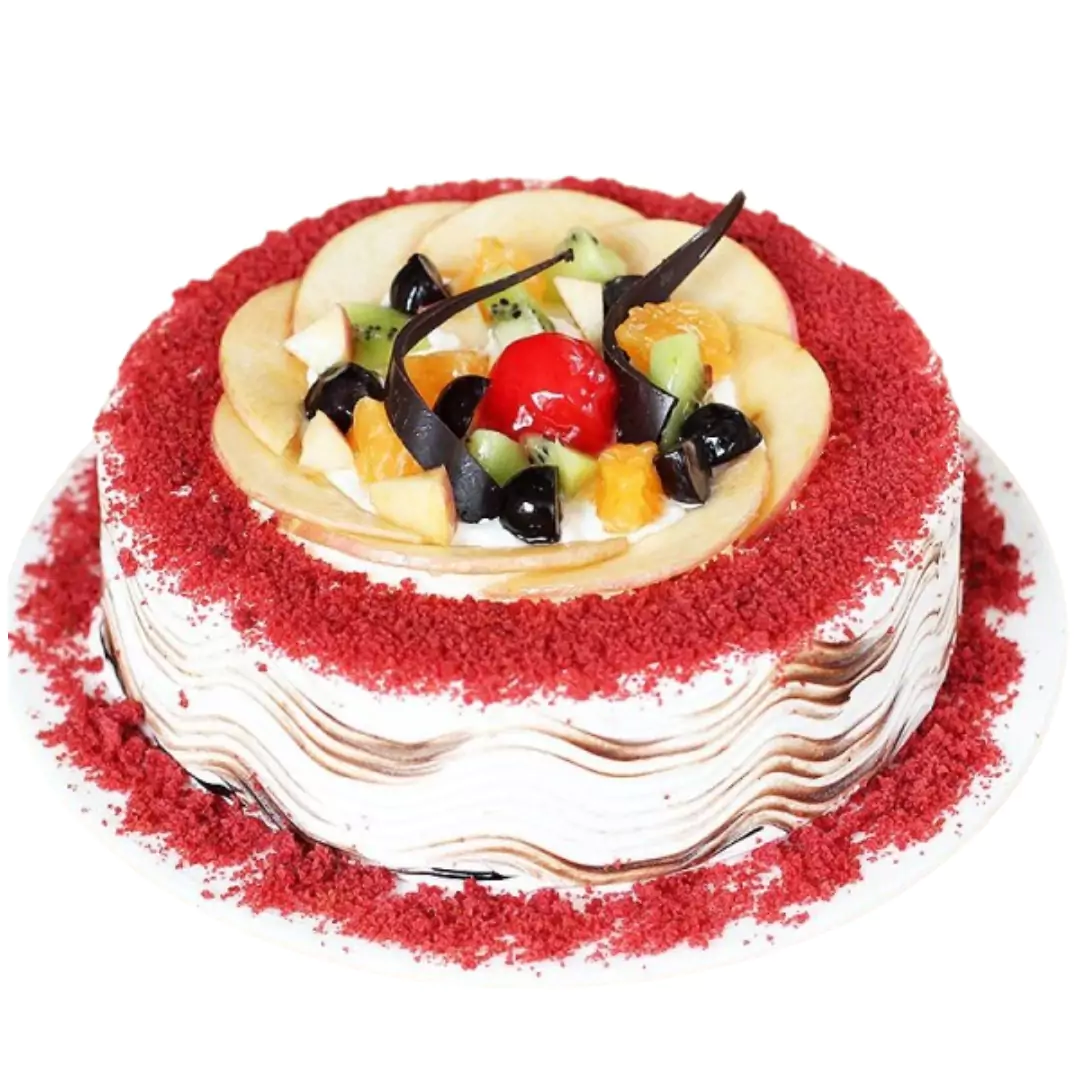 Sugar-Free Red Velvet Fruit Cake