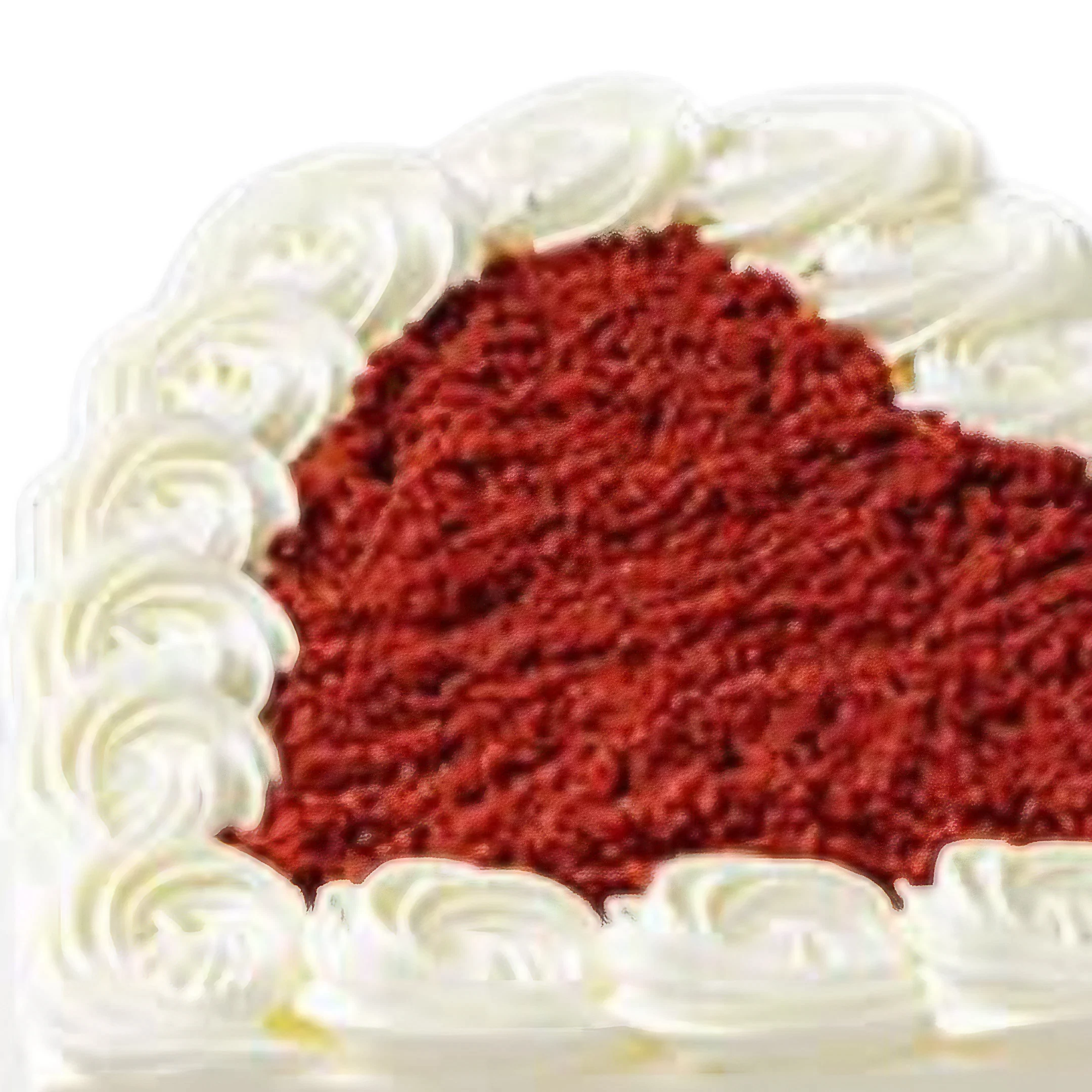 Sweet Red Heart Velvet Cake