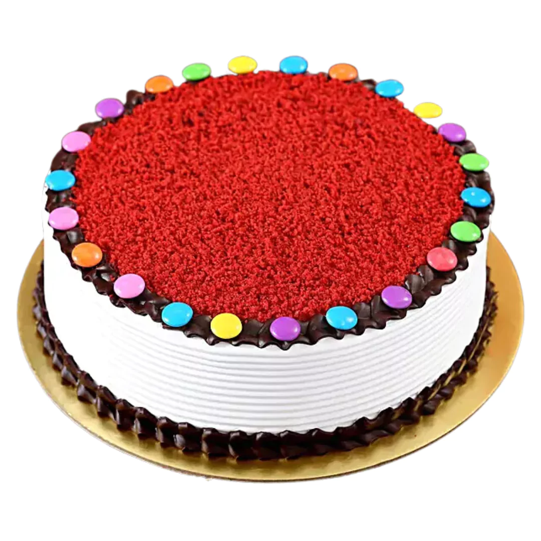 Gems Red Velvet Cake