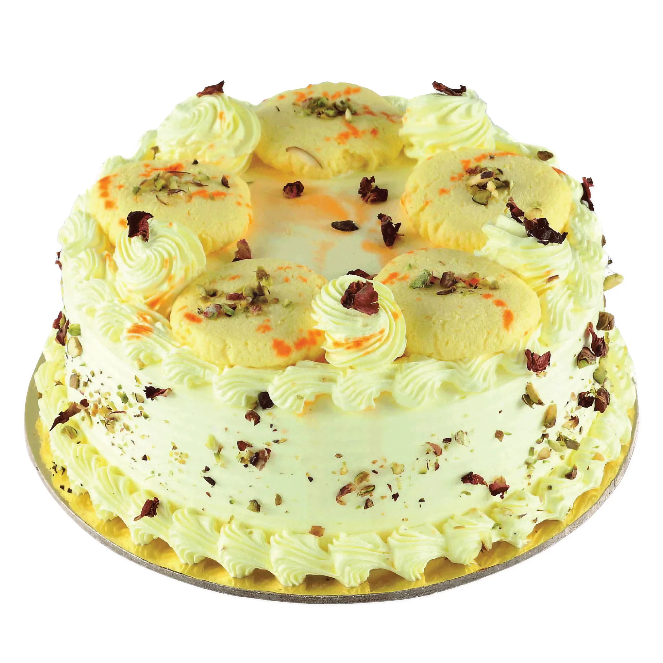 Butterscotch Cake With Rasmalai