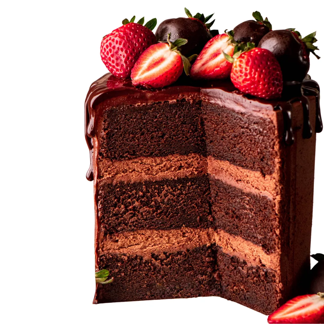 Choco Strawberry Cake