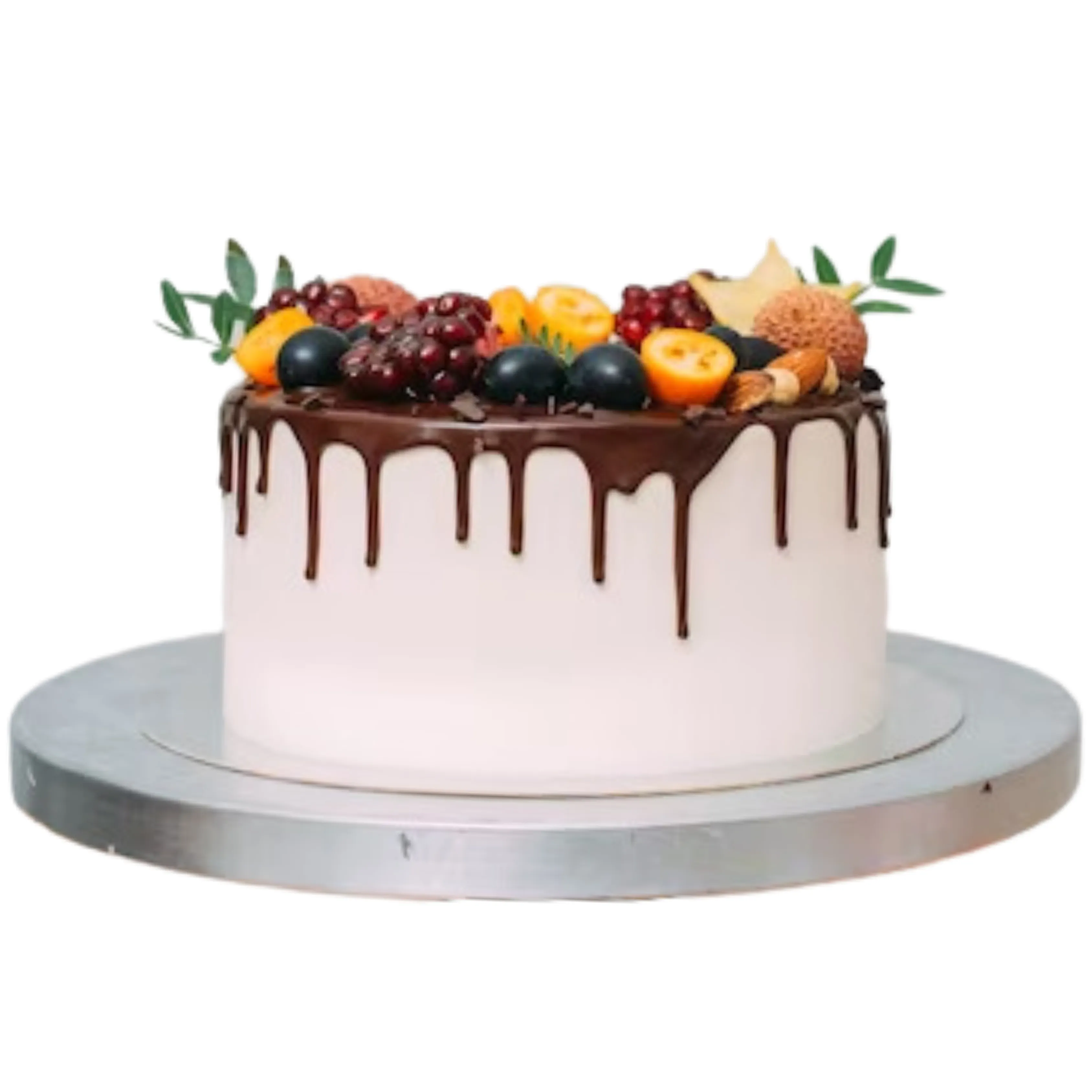 Fruit Overloaded Vanilla Cake