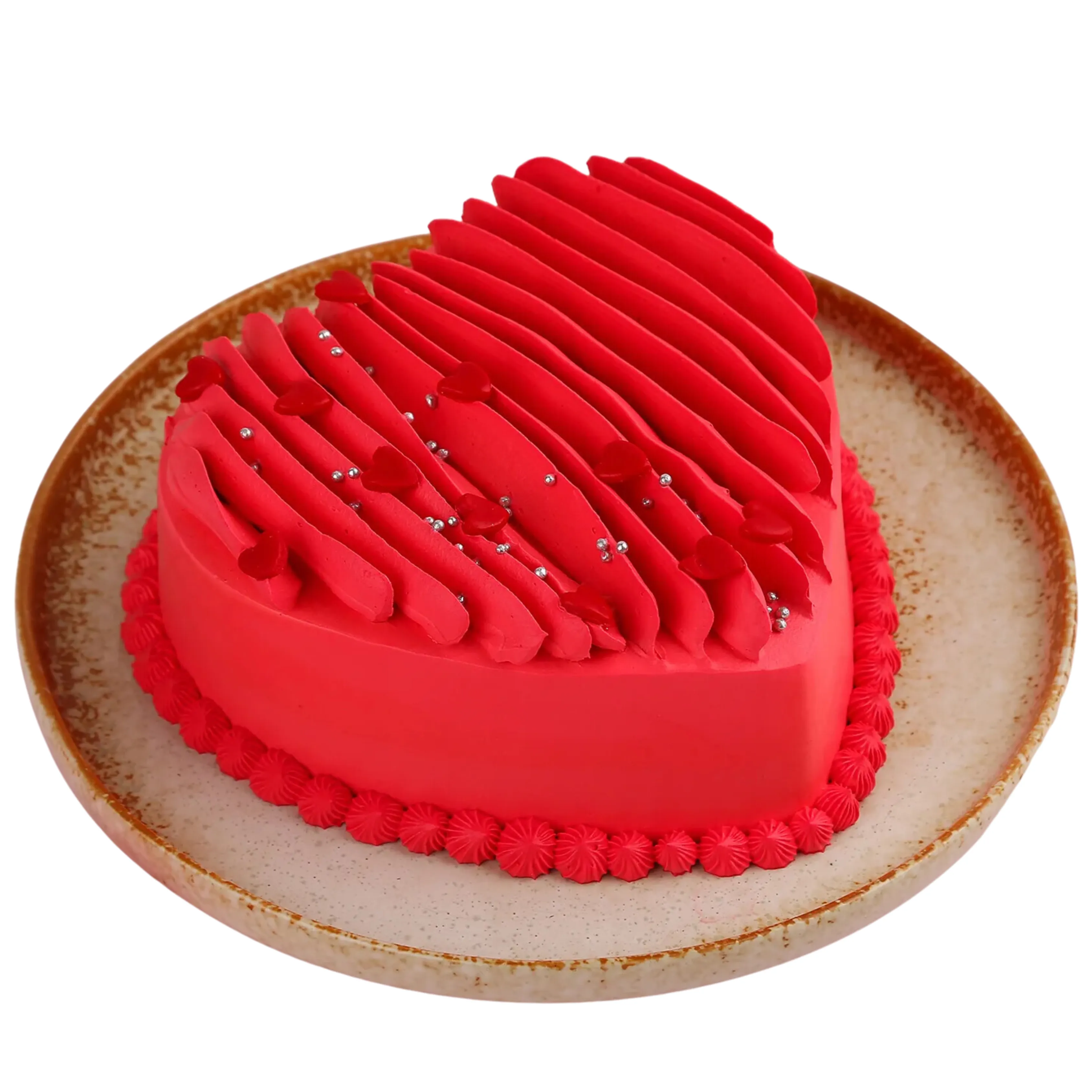 Red Heart Designer Cake