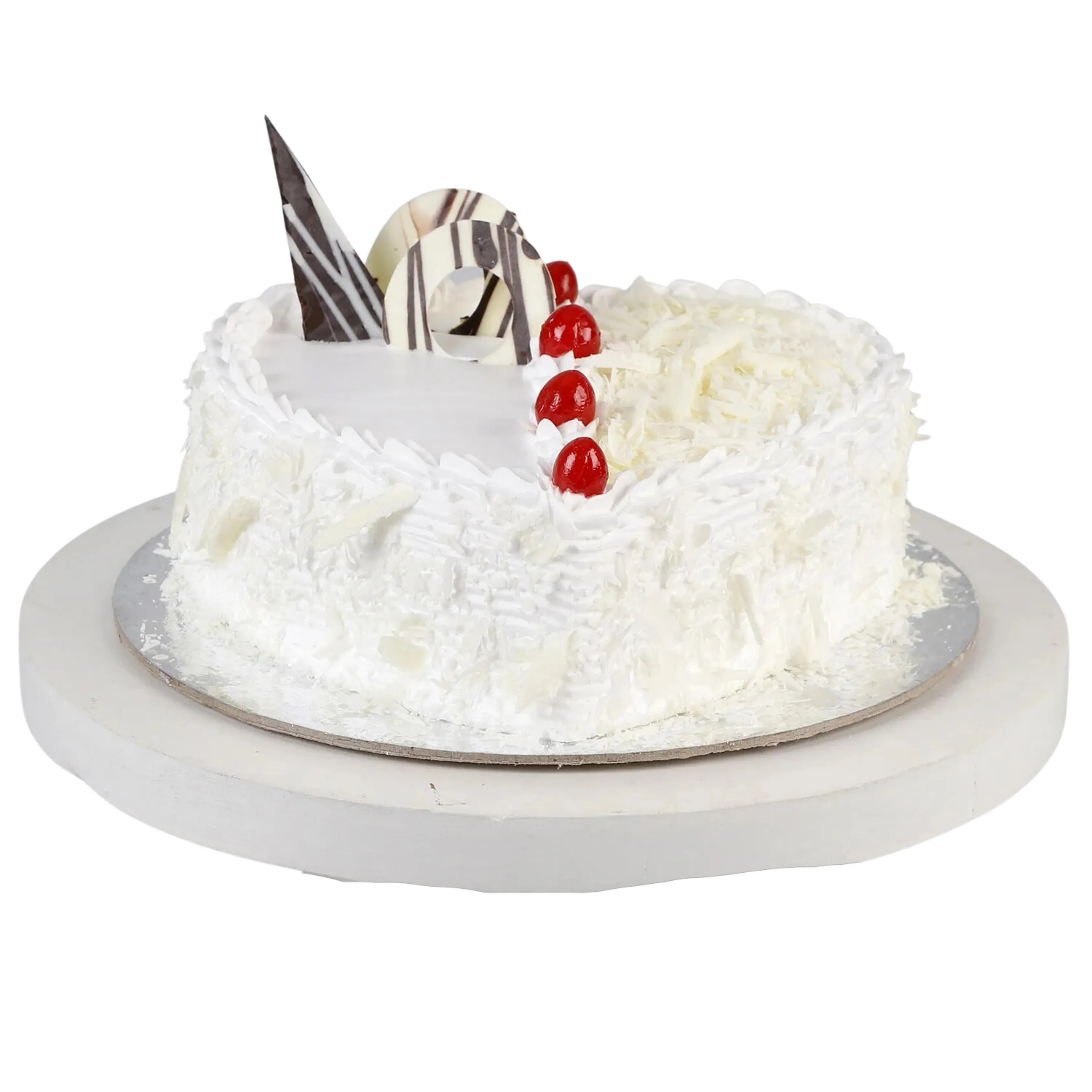 Delicious White Chocolate Forest Cake