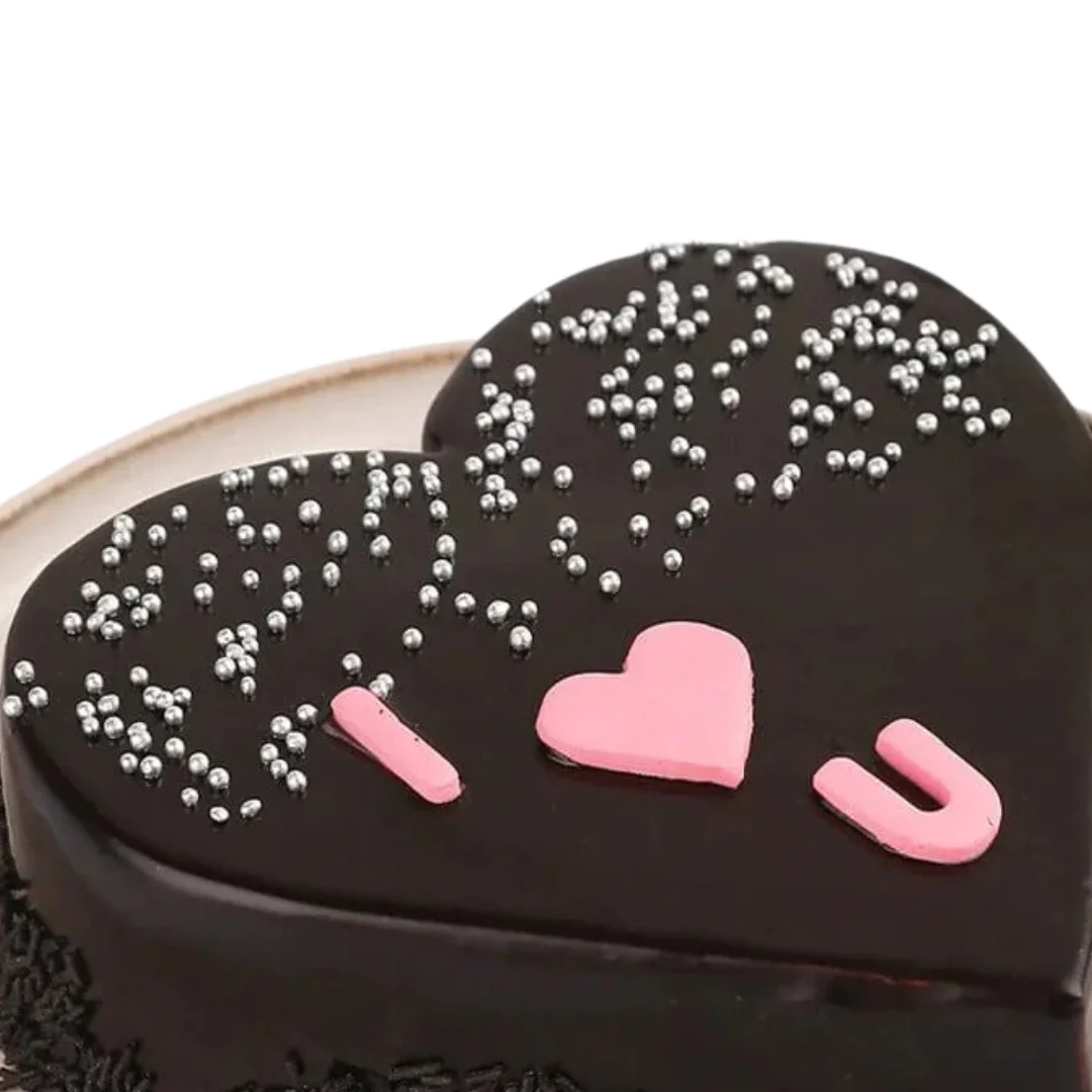 Heart Shape Choco Truffle Cake