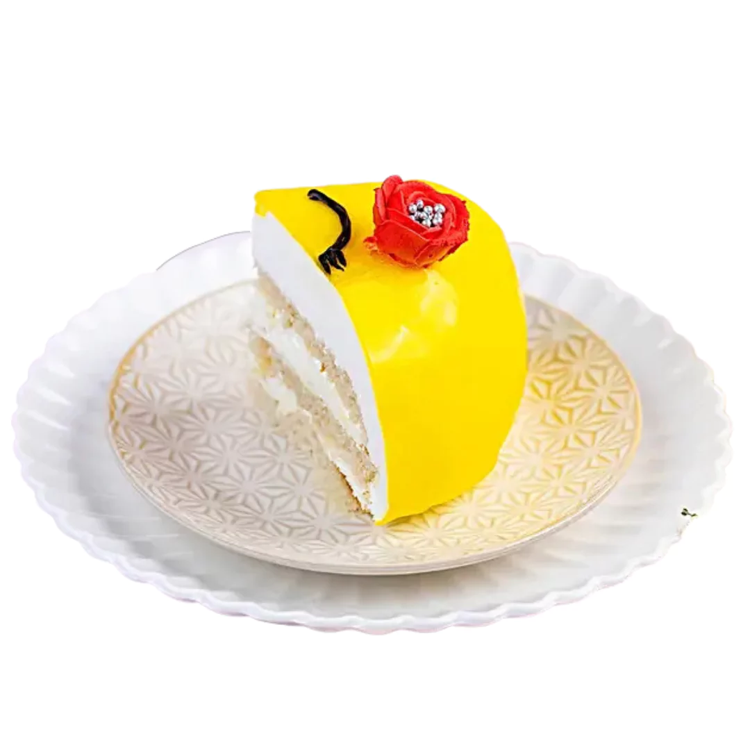 Pretty Propose Pineapple Cake - Eggless