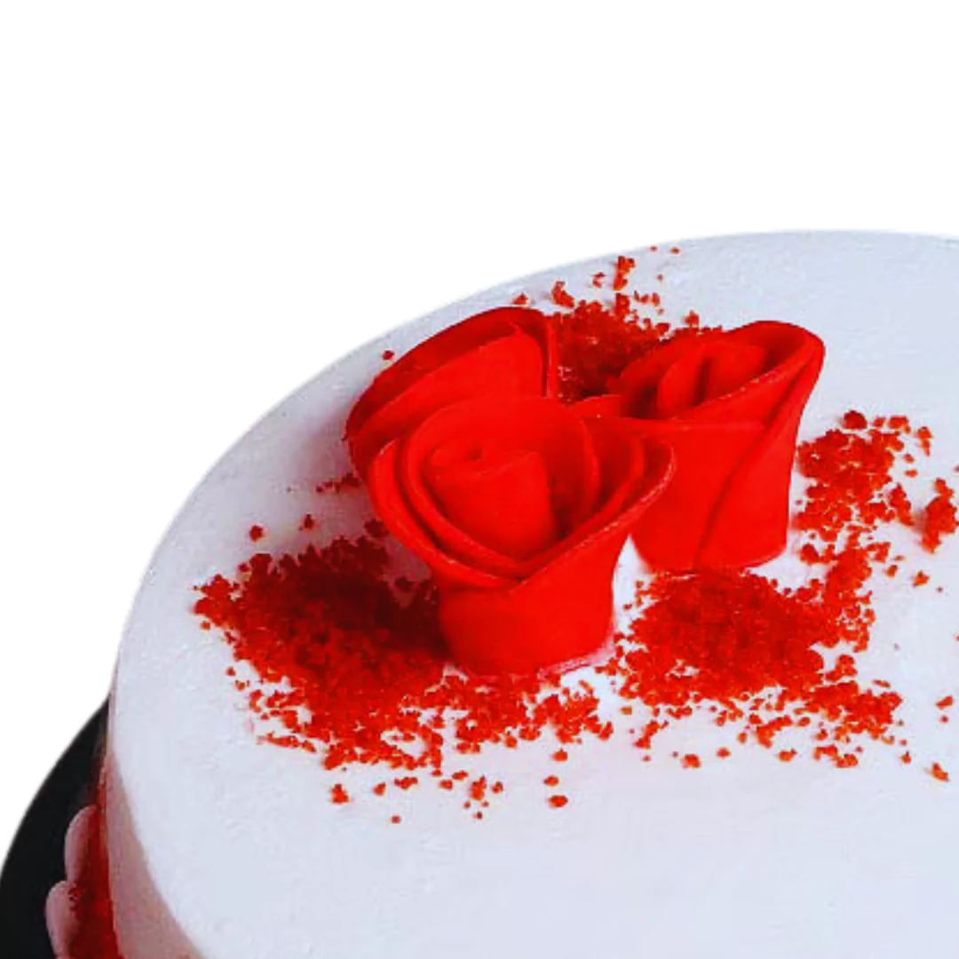 Red Velvet Fresh Cream Birthday Cake