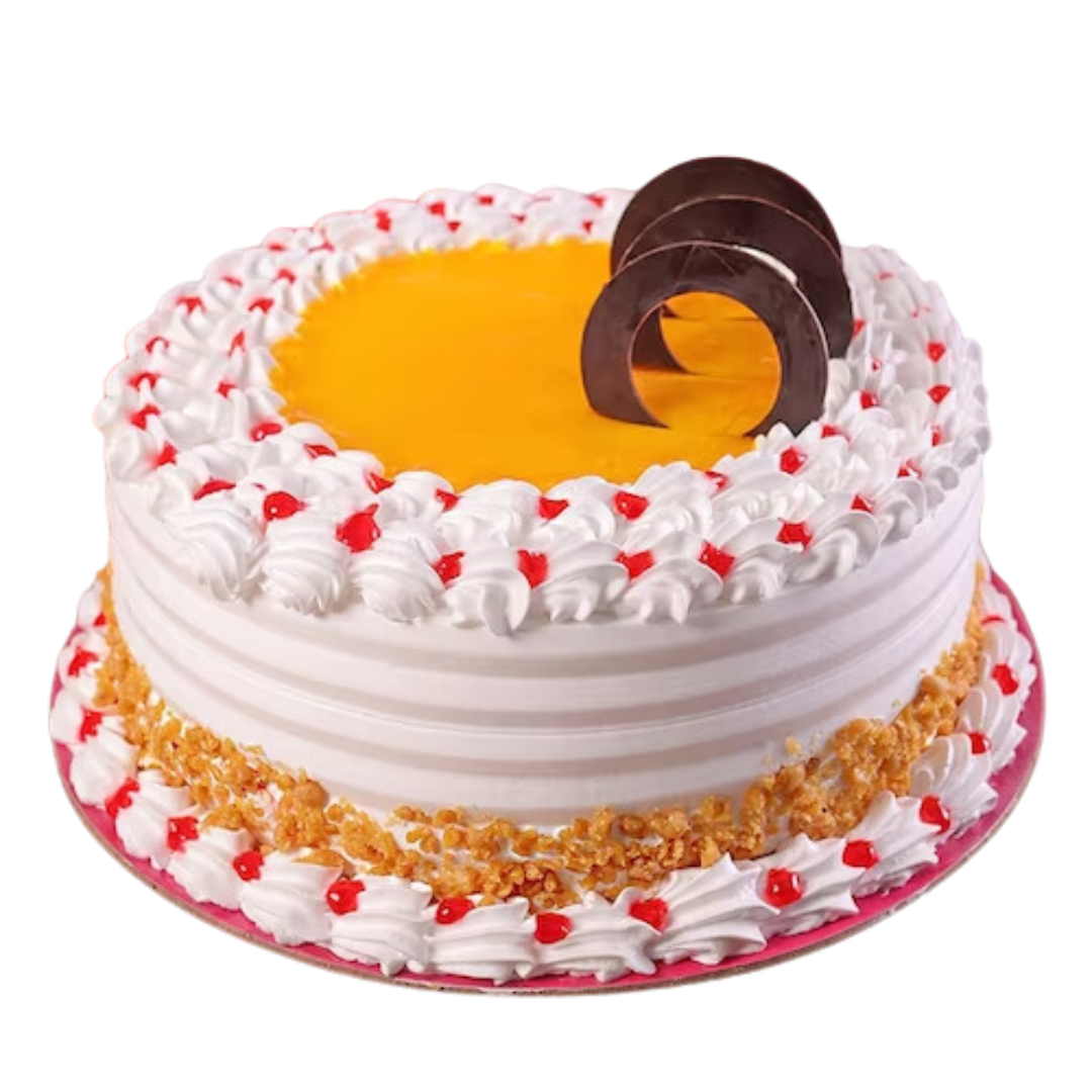 Delicious Butterscotch Birthday Cake