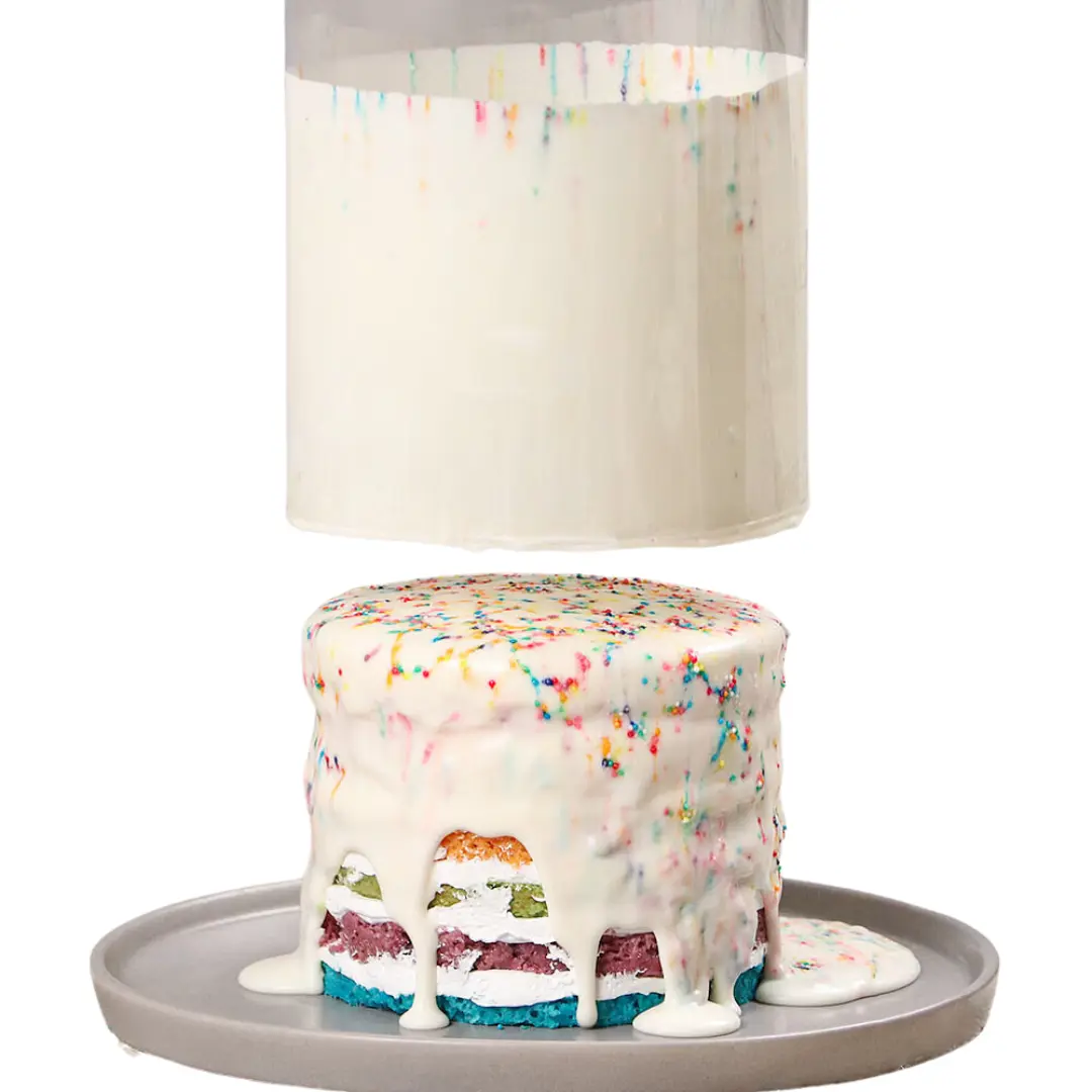 Vibrant Layers Colourful Rainbow Cake - Pull Me Up