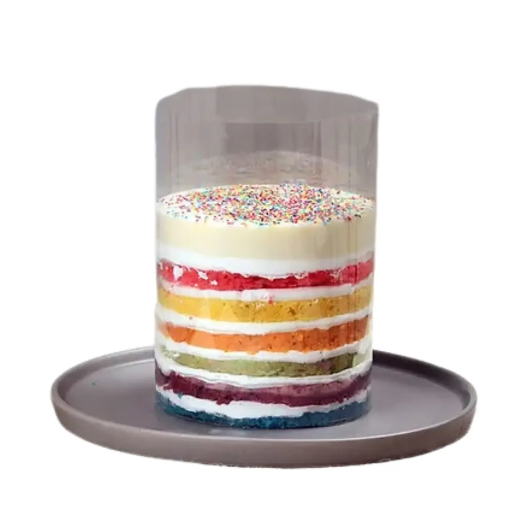 Vibrant Layers Colourful Rainbow Cake - Pull Me Up