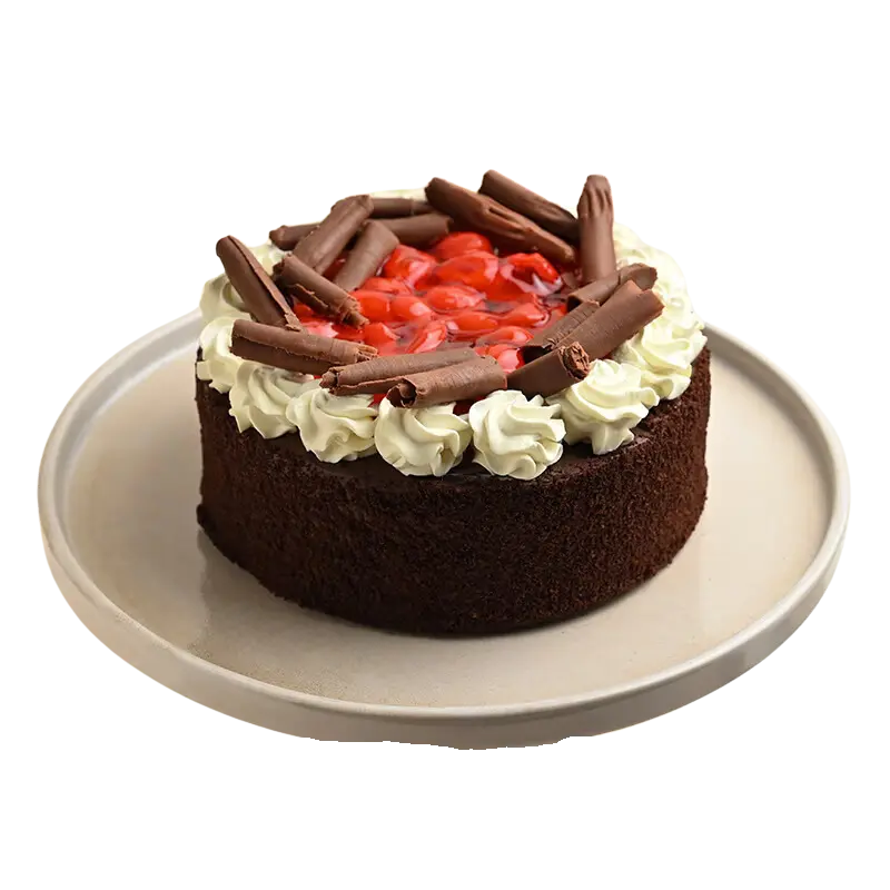 Black Forest Birthday Cake With Cherry