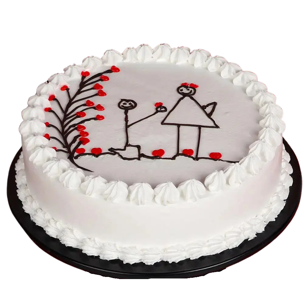 Proposal Round Theme Cake