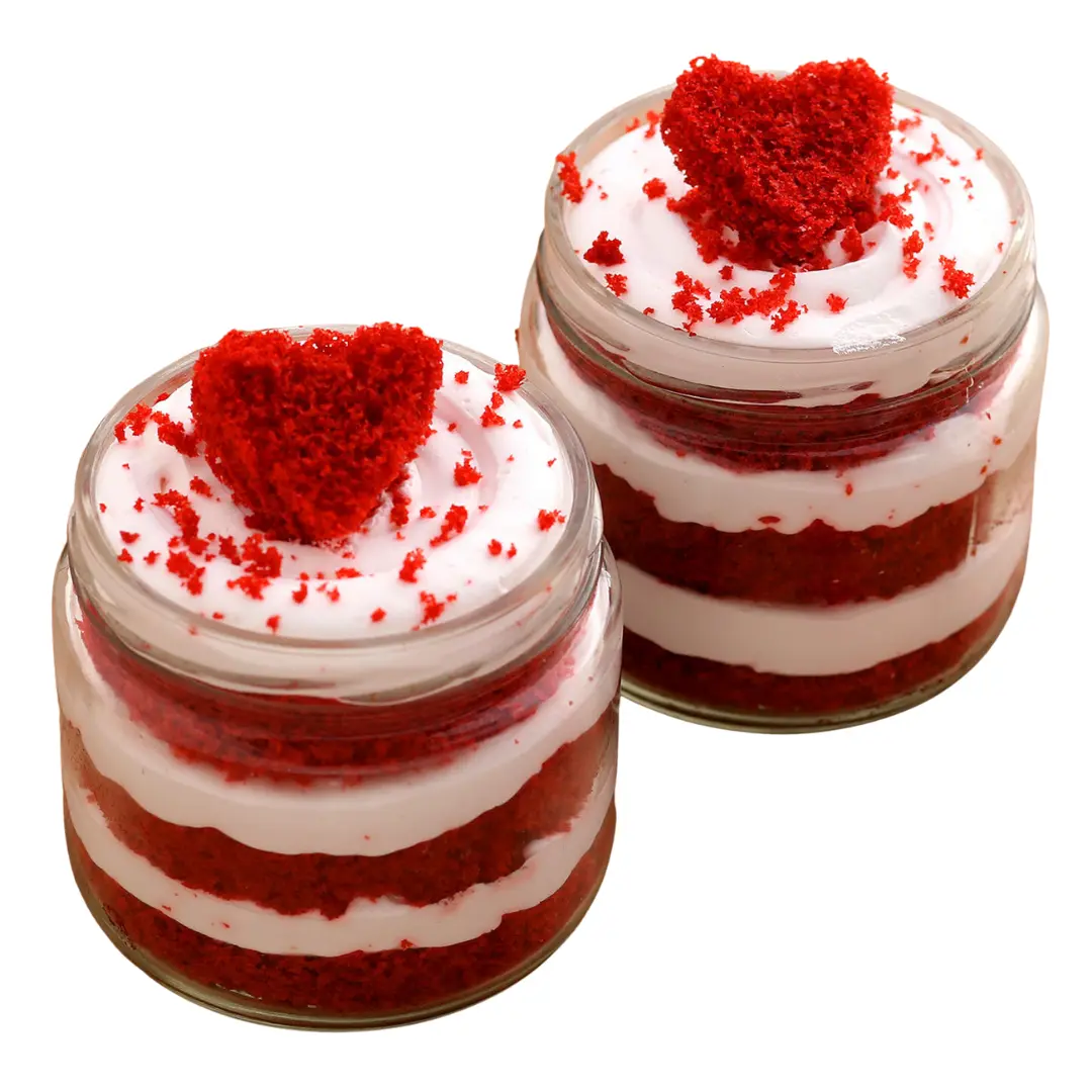 Red Velvet Jar Cake