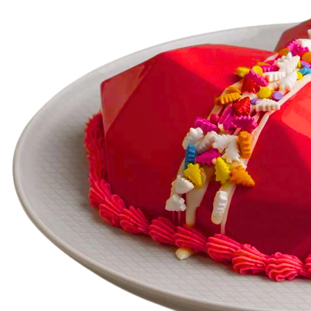 Heart Shaped Red Velvet Pinata Cake