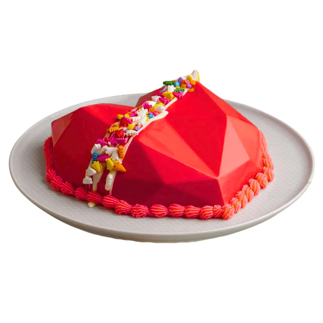 Heart Shaped Red Velvet Pinata Cake
