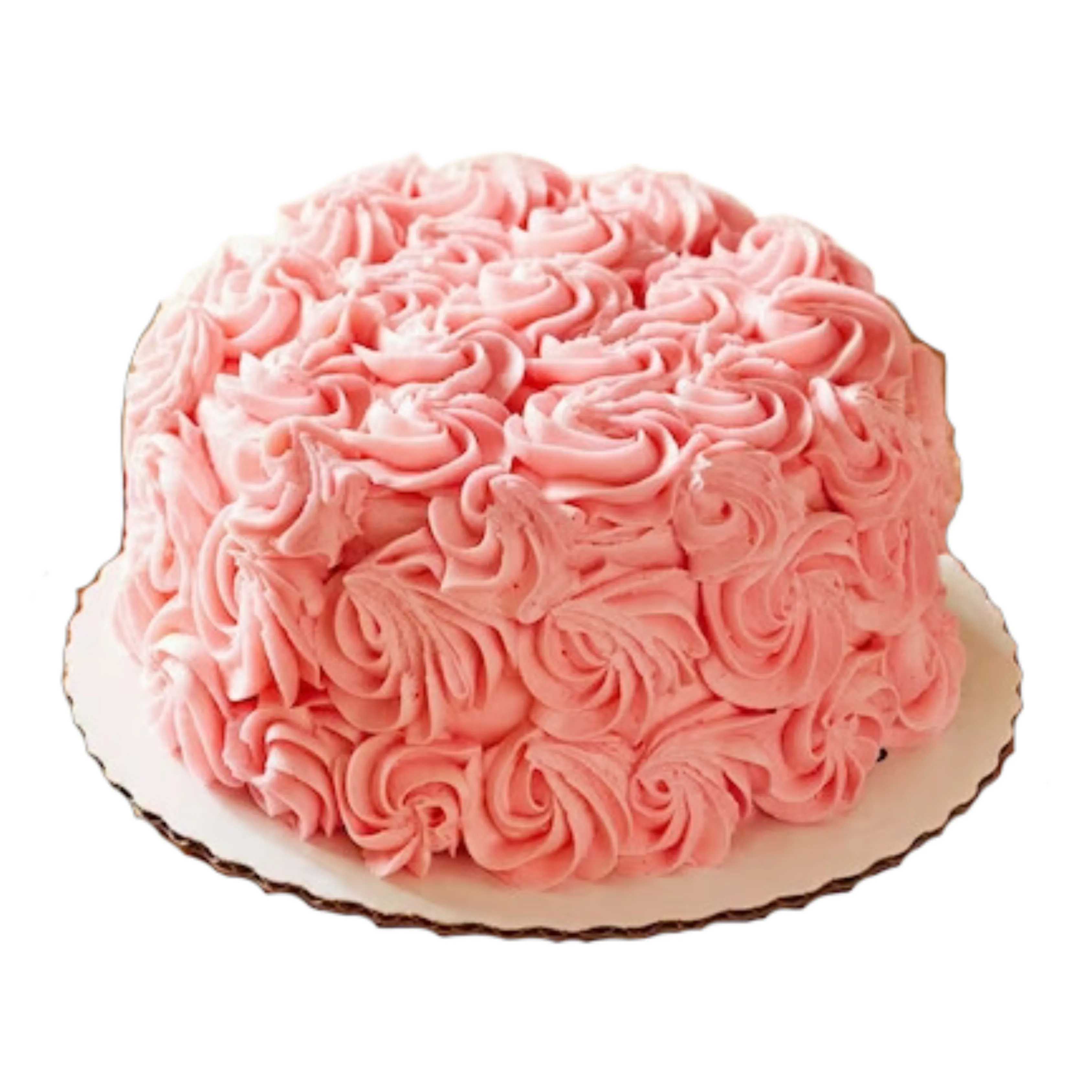 Romantic Pink Blush Strawberry Cake