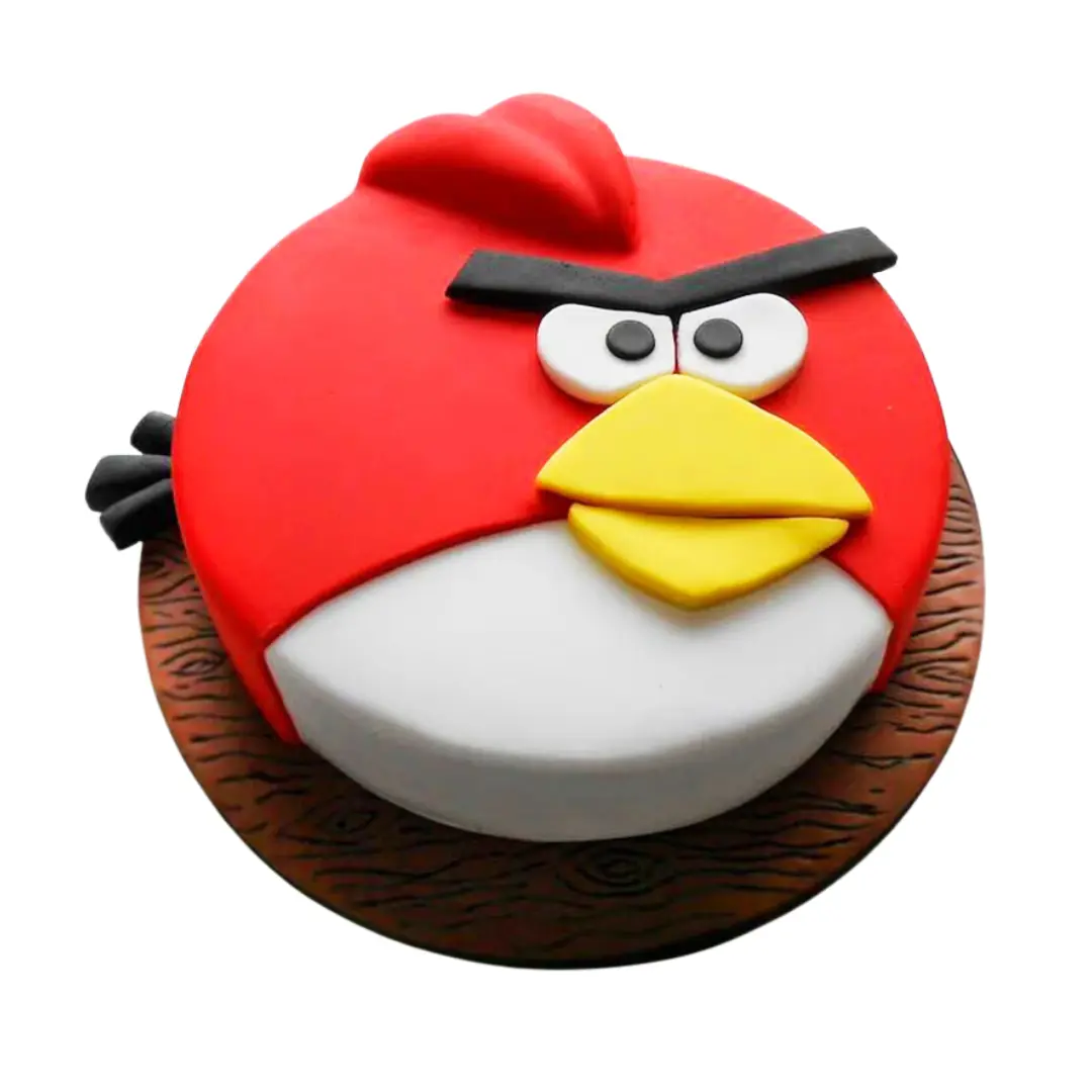 Delectable Angry Bird Cake
