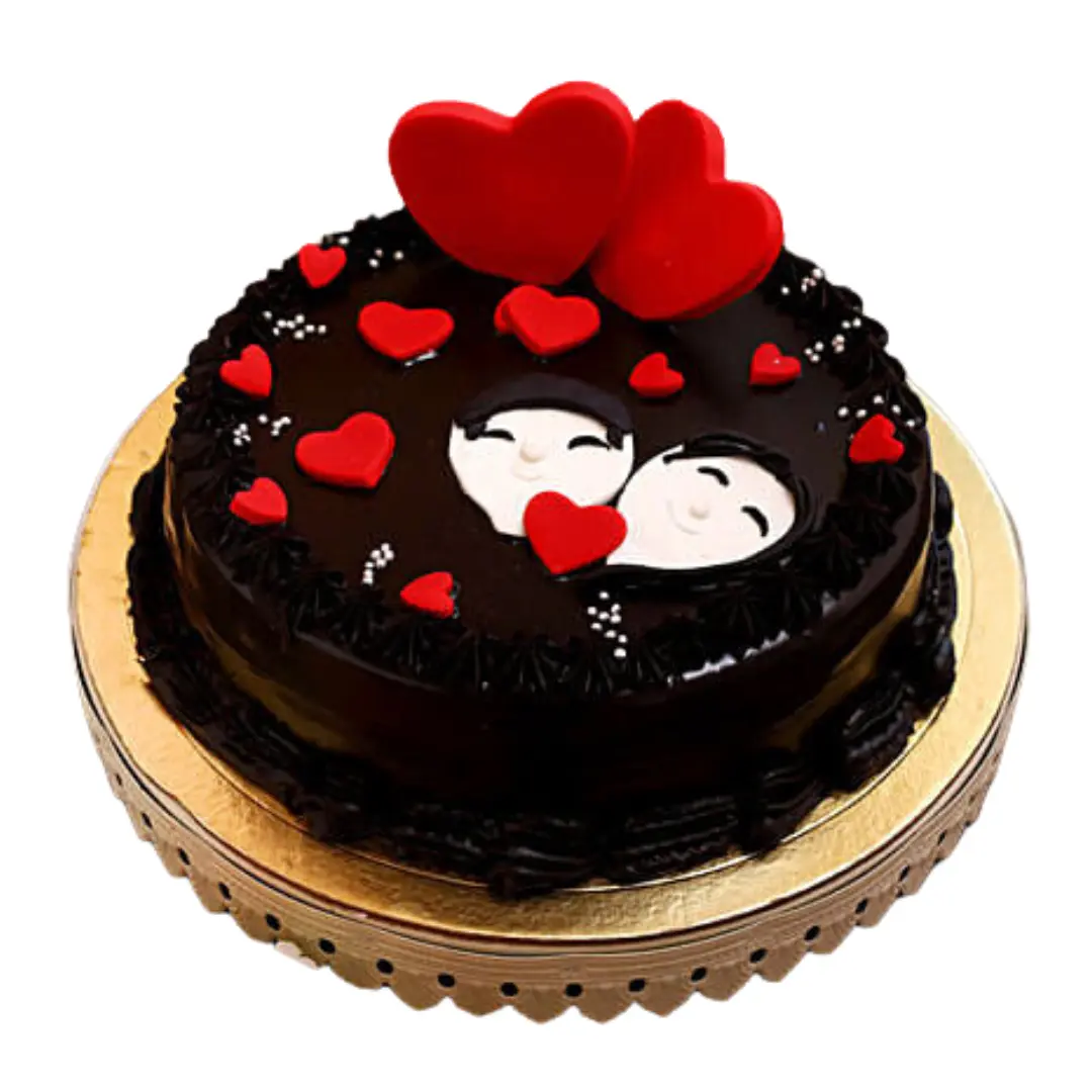 Chocolate Truffle Forever Love Cake