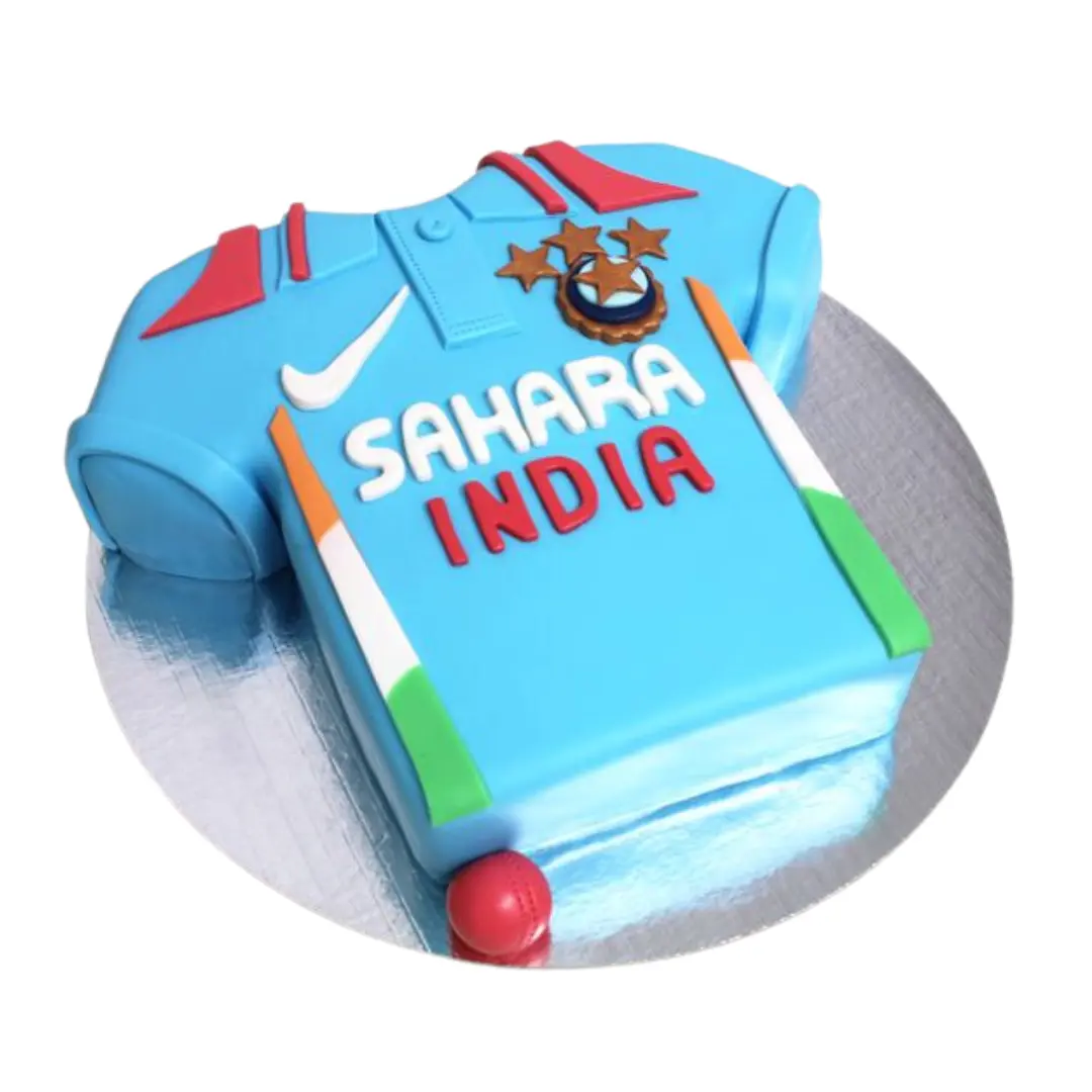 Indian Cricket Jersey Cake