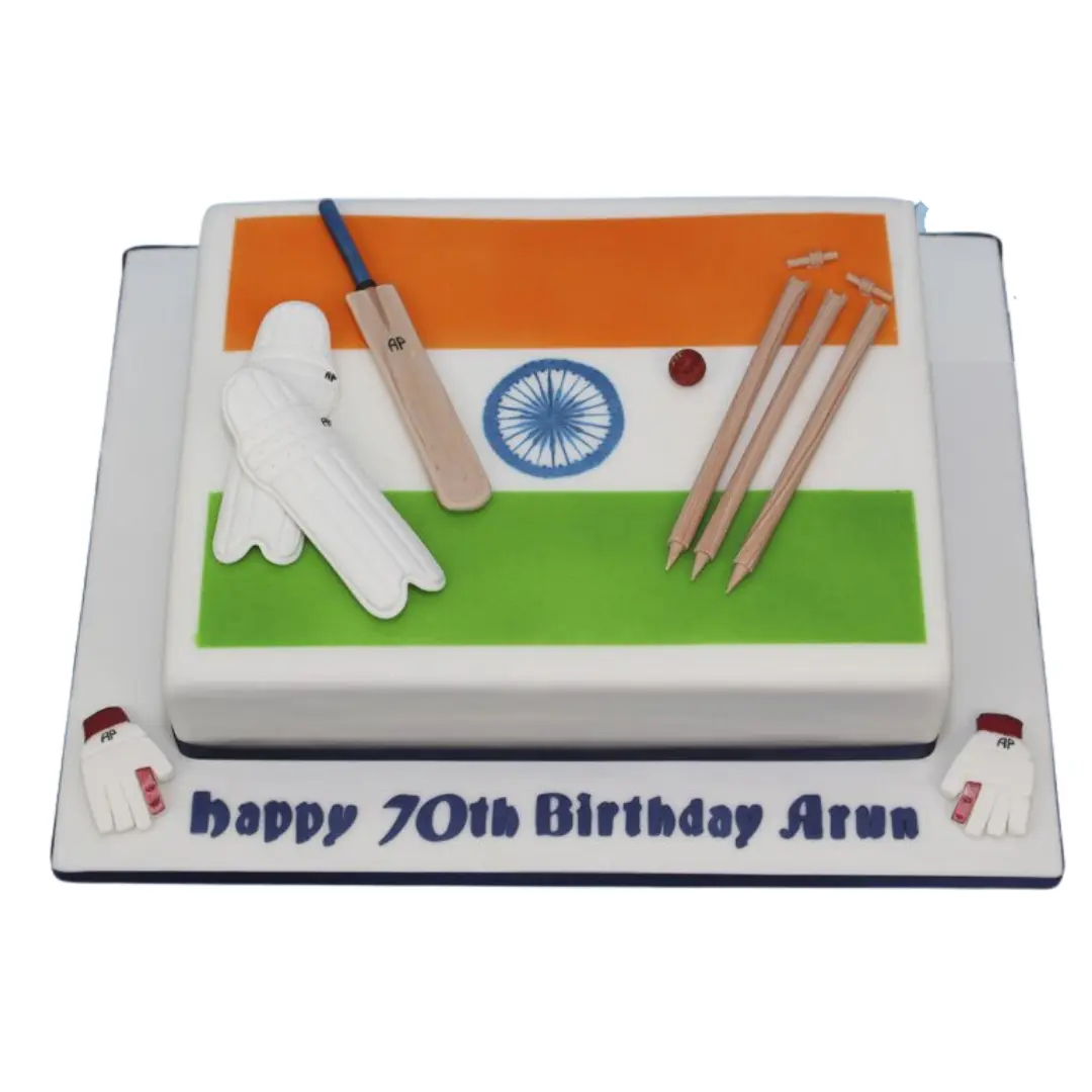 Indian Cricket Cake