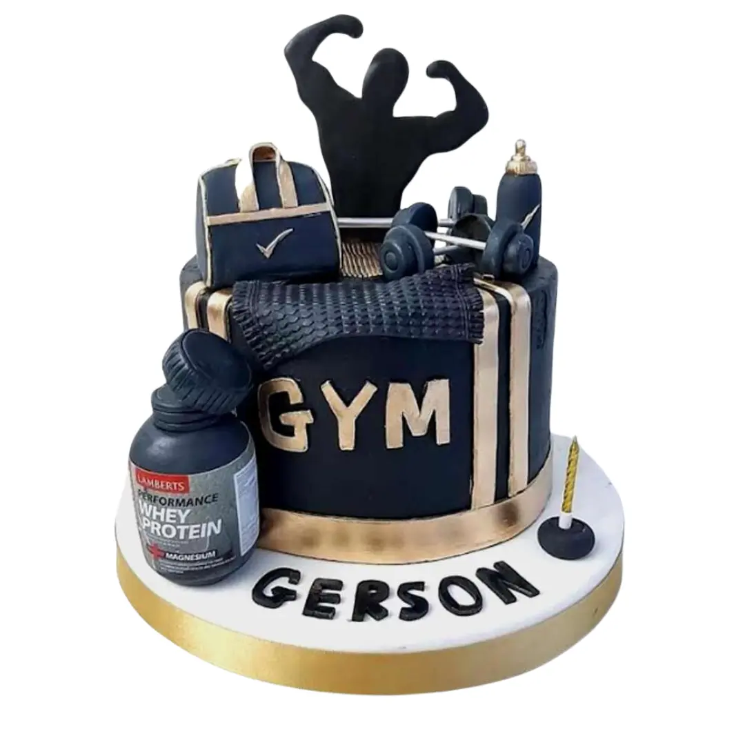 Fitness Lover Theme Cake