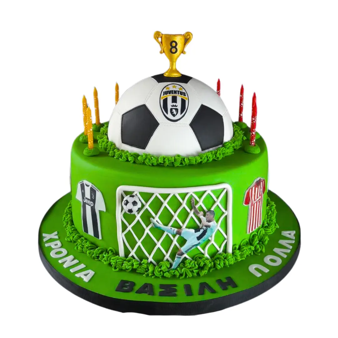 Football Trophy Cake