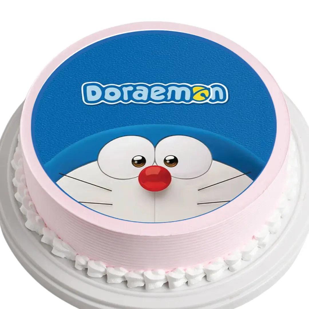 Doraemon Face Cake