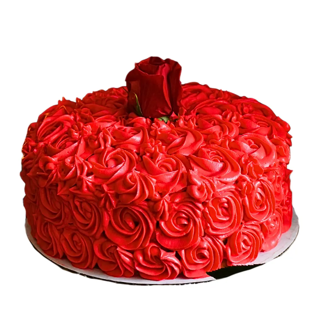 Red Velvet Creamy Rose