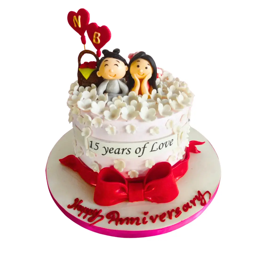 Romantic Anniversary Cake