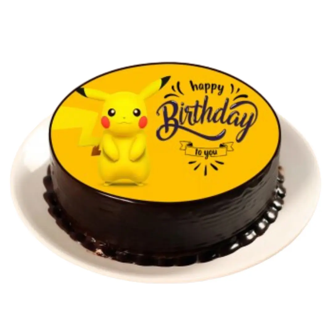 Pikachu Photo Cake