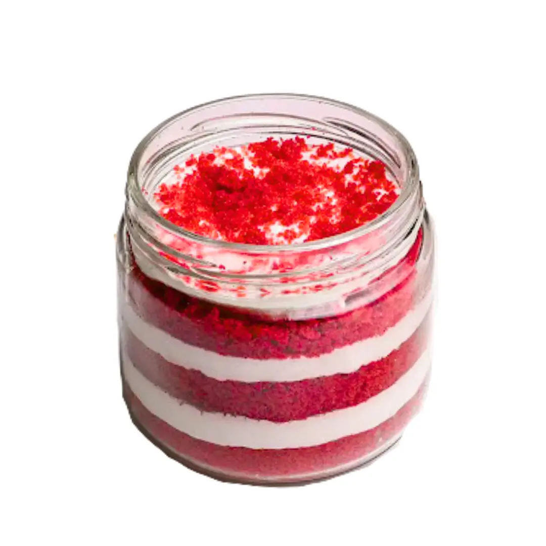 Red Velvet Jar Cake